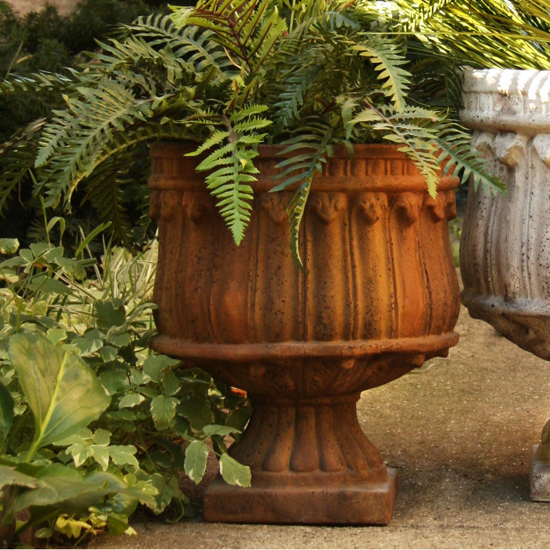 OrlandiStatuary Fiberstone Urn Planter & Reviews Wayfair